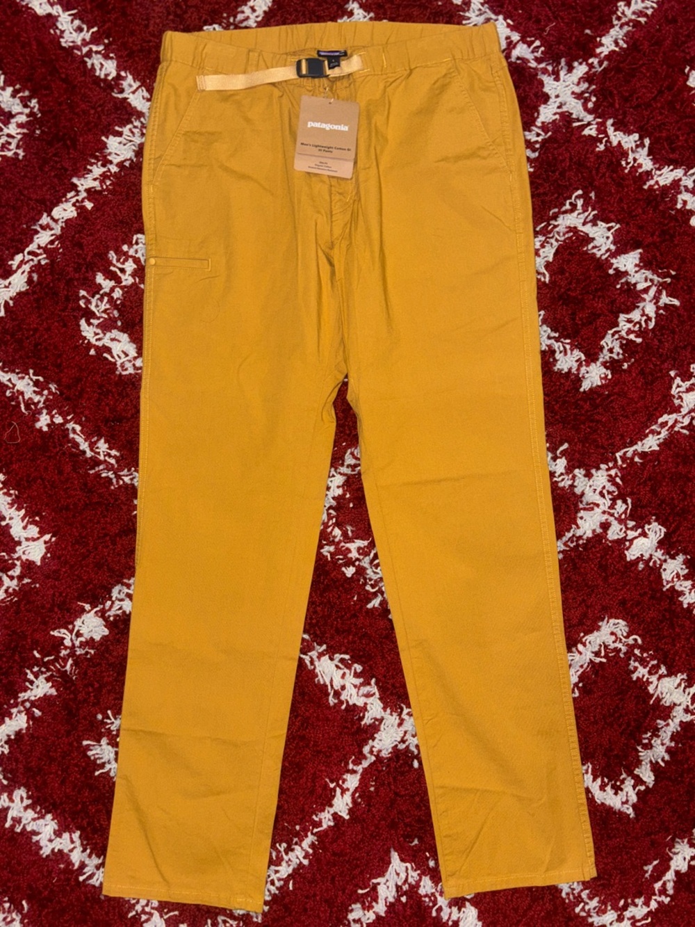 Patagonia NWT Men's Lightweight All-Wear 5-Pocket Pants - Slab Khaki - Large